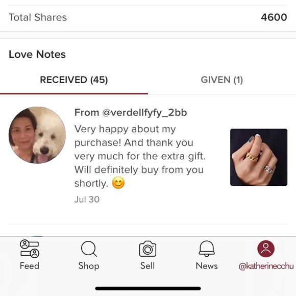 Vermeil Link Chain Ring 925 sterling silver Gold - Picture 3 of 16